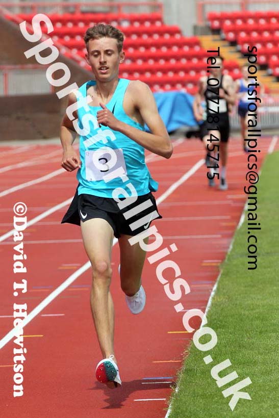 1500 metres, 2021 Northumberland, Durham and Cleveland Schools. Photo: David T. Hewitson/Sports for All Pics